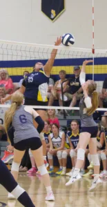 Ike volleyball falls at home